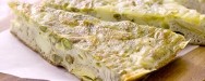 Tortilla de habas con jamón