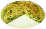 Tortilla de lechuga al horno