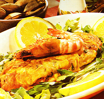 Tortilla de mariscos