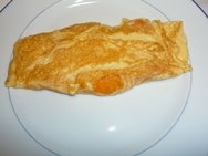 Tortilla de pan con tomate