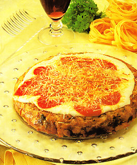 Tortilla de pasta con queso