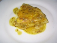 Tortilla de patatas en salsa