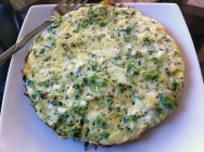 Tortilla dietética de brócoli