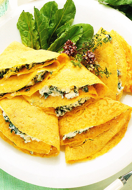 Tortitas de requesón y salvado