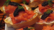 Tostada de salmón
