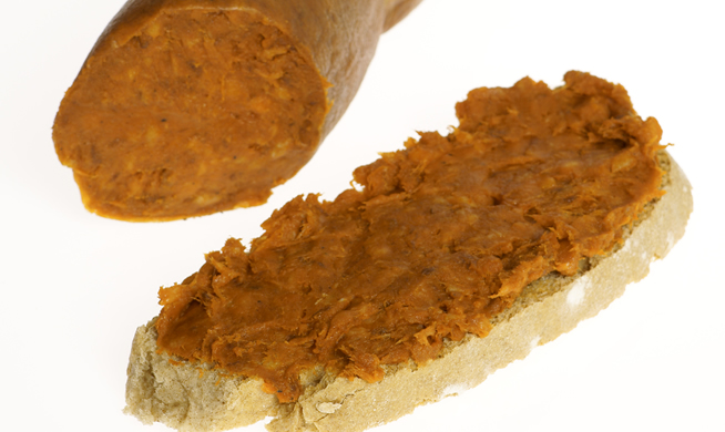 Tostada de sobrasada con miel