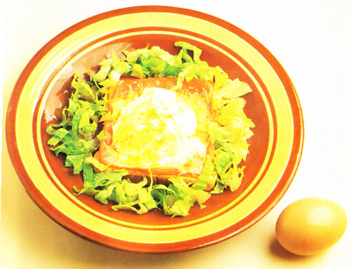 Tostadas con huevos "pochés"