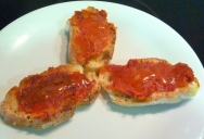 Tostadas de sobrasada y miel