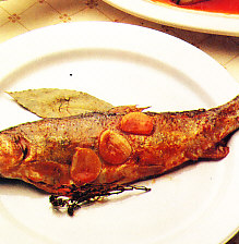 Truchas en escabeche al microondas
