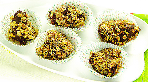 Trufas con frutos secos