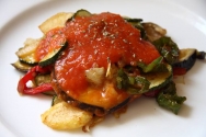 Tumbet con sobrasada de Mallorca