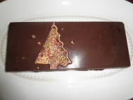 Turrón de chocolate negro con cereales de arroz inflado