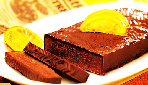 Turrón de mazapán y naranja