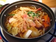 Udon (Sopa de verduras y marisco con fideos)