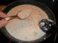 Una cucharadita de sésamo