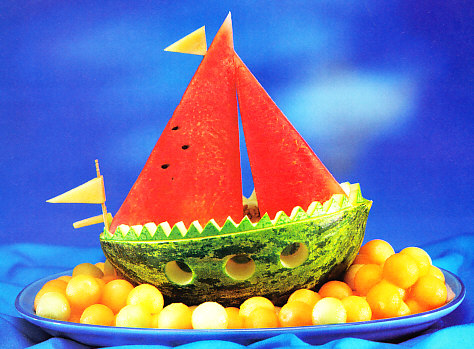 Velero de frutas