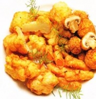 Verduras rebozadas estilo Oklahoma