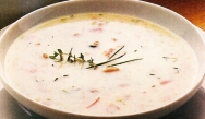 Vichyssoise de almendras crudas