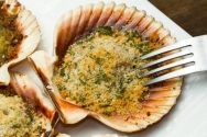 Vieiras al Albariño