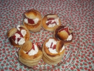 Volovanes de fresones