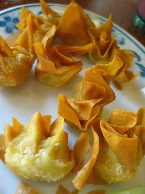 Wan tan con carne de vaca (sin gluten)