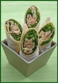 Wrap de pollo al curry