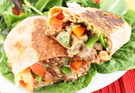 Wraps de carne