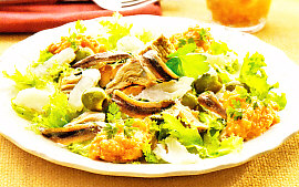 Xató con romesco