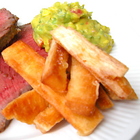 Yuca frita al horno