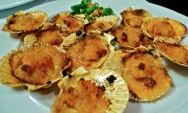 Zamburiñas al horno