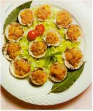 Zamburriñas gratinadas