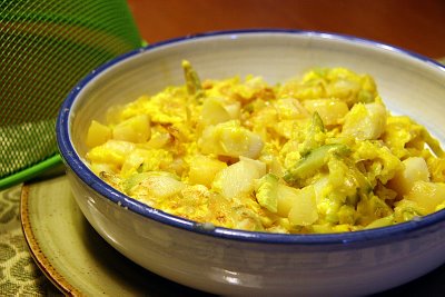Zarangollo con huevos