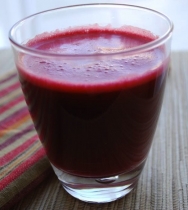 Zumo de remolacha y espinacas