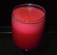 Zumo de remolacha, zanahorias y jengibre